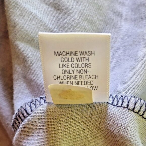 Croft & Barrow Classic Tee Blue Womens Size Petite Medium Floral Print - Picture 6 of 7